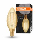 Osram LED Filament Kerze gedreht Vintage 1906 1,5W = 12W...