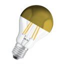 Osram LED Filament Leuchtmittel Birne Star Classic 4W = 37W E27 Kopfspiegel Gold 420lm warmweiß 2700K