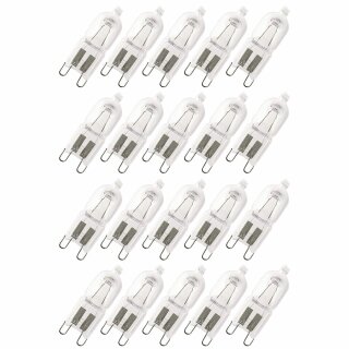 20 x Osram Halogen Stiftsockellampe Backofen 25W G9 230V klar Special 66725 Oven OEM