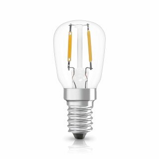 Osram LED Filament Spezialform T26 Röhre 2,2W = 10W E14 klar 110lm warmweiß 2700K