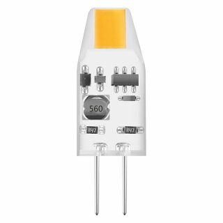 Osram LED Leuchtmittel Stiftsockellampe Pin Micro 1W = 10W G4 12V 100lm 827 warmweiß 2700K