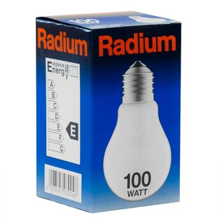 Radium Glühbirne A60 Kolben 100W E27 matt 1340lm warmweiß Glühbirnen Glühlampen dimmbar
