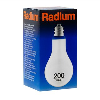 Radium Glühbirne A80 Kolben 200W E27 MATT 3040lm warmweiß Glühbirnen Glühlampen dimmbar