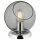 Reality-Leuchten Tischleuchte Clooney Chrom Rauchglas Kugel Ø20cm max. 42W E27 ohne Leuchtmittel mit Schalter