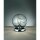 Reality-Leuchten Tischleuchte Clooney Chrom Rauchglas Kugel Ø20cm max. 42W E27 ohne Leuchtmittel mit Schalter