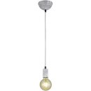 Trio Pendelleuchte Cord Grau antik max. 60W E27 ohne...