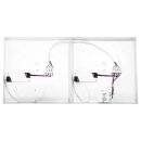 Paul Neuhaus LED Deckenleuchte Panel Universe Weiß 30x30cm 7W 620lm 3000K/4000K Erweiterungs-Set
