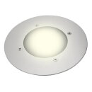 Ranex LED Solar Bodeneinbaustrahler rund Edelstahl IP67 0,12W neutralweiß 4000K befahrbar Sensor