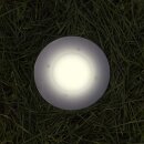 Ranex LED Solar Bodeneinbaustrahler rund Edelstahl IP67 0,12W neutralweiß 4000K befahrbar Sensor