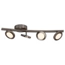 Brilliant LED Deckenleuchte Sense-Round Eisen 4 x 6W 1350lm warmweiß 3000K schwenkbar Dimmbar
