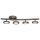 Brilliant LED Deckenleuchte Sense-Round Eisen 4 x 6W 1350lm warmweiß 3000K schwenkbar Dimmbar