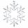 Ledvance LED Weihnachtsbeleuchtung Außenbeleuchtung Schneeflocke Fensterdeko IP65 9W 360lm kaltweiß 9000K