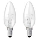 2 x Nice Price Glühlampe Glühbirne Kerzenm 60W...