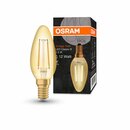 Osram LED Filament Vintage 1906 Kerze 1,5W = 12W E14 klar Gold 120lm extra warmweiß 2400K
