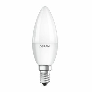 Osram LED Star Leuchtmittel Classic Kerze 5,5W = 40W E14 matt 470 lm warmweiß 2700K