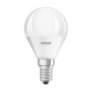 Osram LED Star Classic Leuchtmittel Tropfen P45 5,5W = 40W E14 matt 470lm warmweiß 2700K 200°