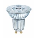 Osram LED Star PAR16 Glas Reflektor 4,3W = 40W GU10 350lm warmweiß 2700K flood 36°