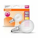 Osram LED Filament Retrofit Tropfen P45 2,8W = 25W E14 matt 250 lm warmweiß 2700K DIMMBAR