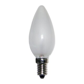 Halogen Leuchtmittel Kerze 42W E14 matt 230V warmweiß dimmbar