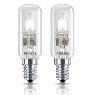 2 x Philips Halogen Röhre Dunstabzugshaube 28W = 35W E14 klar 370lm warmweiß 2800K dimmbar