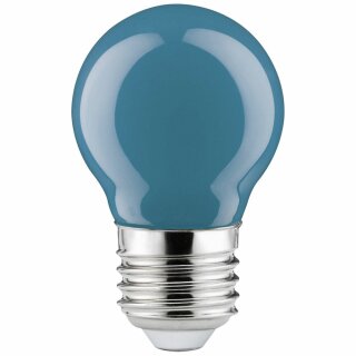 Paulmann LED Leuchtmittel Tropfen 0,6W E27 23lm farbig Blau