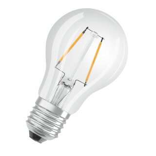 Osram LED Filament Leuchtmittel Birnenform 2,5W = 25W E27 klar 250lm warmweiß 2700K