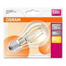 Osram LED Filament Leuchtmittel Birnenform 2,5W = 25W E27 klar 250lm warmweiß 2700K