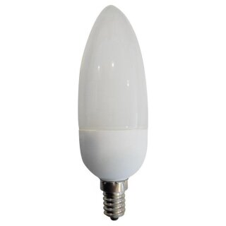 Toplux Energiesparlampe Kerzenform 7W = 25W E14 matt 290lm warmweiß 2700K
