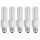 5 x Brilliant Energiesparlampe Röhrenform 9W = 45W E27 400lm warmweiß 2700K