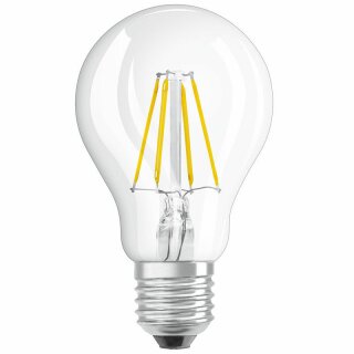 Osram LED Filament Retrofit Leuchtmittel Birnenform A60 4,5W = 40W E27 klar warmweiß 2700K DIMMBAR