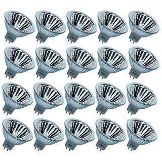 20 x Osram Decostar 51 ALU Halogen Reflektor MR16 35W GU5,3 12V warmweiß dimmbar 4000h WFL 36°