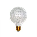 Merkur Glühbirne G95 Globe 40W E27 Krokoeis Klar 40...