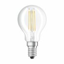 10 x Osram LED Filament Leuchtmittel Tropfen P45 4W = 40W E14 klar 470lm warmweiß 2700K