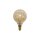 Merkur Glühbirne G60 Mini Globe 60W E14 Krokoeis Gold 60 Watt Glühlampe warmweiß dimmbar