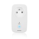 Smartwares Funksteckdose FRANZÖSISCH Smart Home Pro mit Energiemessfunktion Amazon Alexa & App
