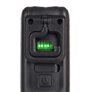 Smartwares LED Arbeitsleuchte Akku USB Taschenlampe 2 x 3W Schwarz/Orange Ladestand Magnet innen & außen IP44