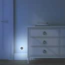 Smartwares LED Steckdosen-Nachtlicht FRANZÖSISCHER Stecker 0,5W 4lm warmweiß 3000K Tag/Nacht-Sensor