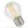 Spectrum LED Filament Leuchtmittel Tropfen Kugel G45 1W E27 klar 100lm 827 warmweiß 2700K