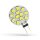 Spectrum LED Leuchtmittel Stiftsockellampe rund Ø2cm 1,2W G4 Pins seitlich 12V 160lm Tageslicht 6000K kaltweiß