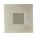 Heitronic LED Einbauleuchte Spotlight eckig Edelstahl IP20 0,3W 12V warmweiß 3000K