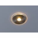 3er-Set Heitronic LED Einbauleuchten ORLANDO Edelstahl gebürstet 3 x 3W warmweiß 2700K