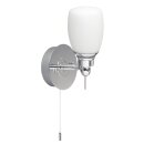 Heitronic Halogen Wandleuchte Joshua 2 Chrom IP44 33W G9...