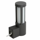 Heitronic LED Außenleuchte Wandlampe Palmpa IP54 anthrazit 12W 410lm warmweiß 3000K