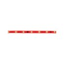 Heitronic LED SMD Strip Streifen 2,5m IP20 18W Rot mit Endkappen & Steckernetzteil