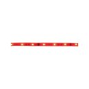 Heitronic LED SMD Strip Streifen 2,5m IP20 18W Rot mit Endkappen & Steckernetzteil