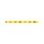 Heitronic LED SMD Strip Streifen 2,5m IP20 18W Gelb mit Endkappen & Steckernetzteil