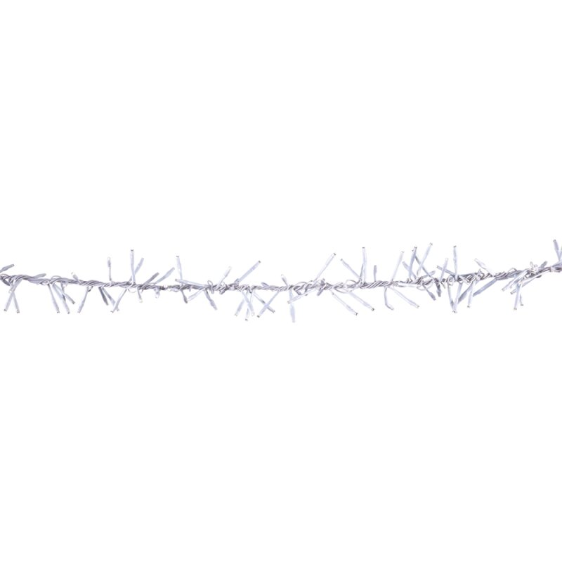 Heitronic LED Lichterkette 3m IP44 24W Tageslicht 6000K Kaltweiß 480