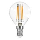 LED Filament Leuchtmittel Tropfen 4W = 40W E14 450lm klar...