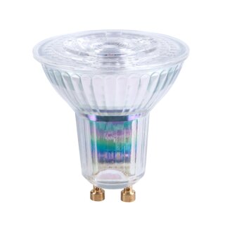 LED Leuchtmittel Premium Glas Reflektor 6,5W GU10 570lm 827 warmweiß 2700K 36°