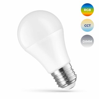 Spectrum Smart LED Birne 13W E27 matt 1500lm RGBW CCT 2700K-6500K dim